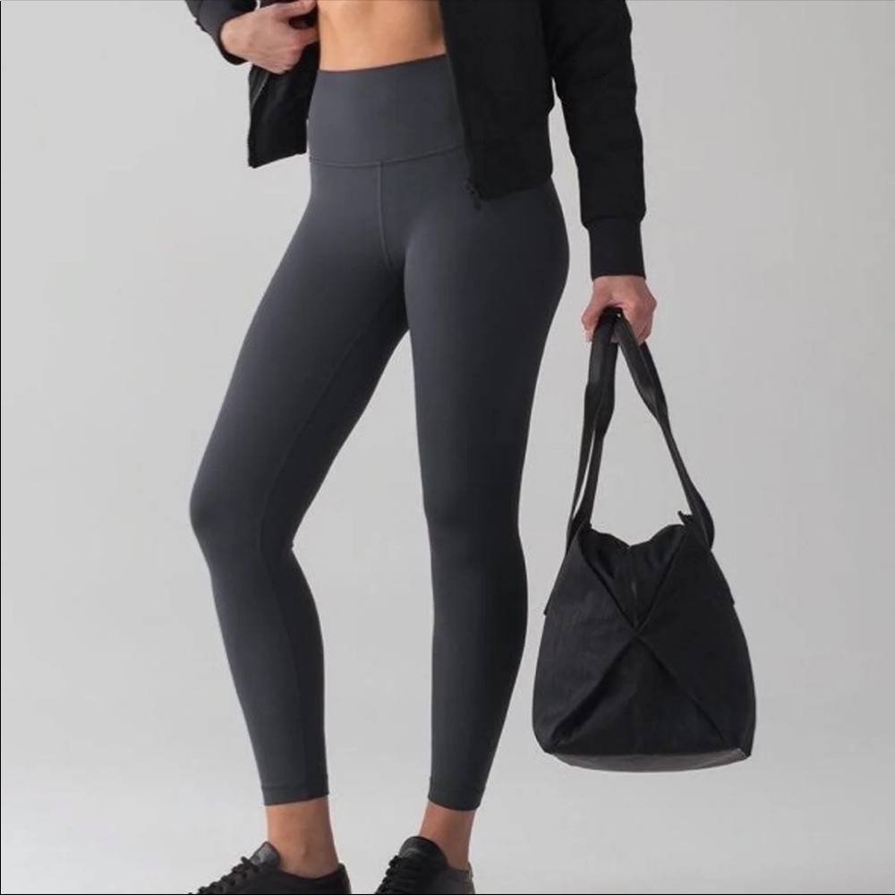 Lululemon Align 25" Blue Tied Gray size 4